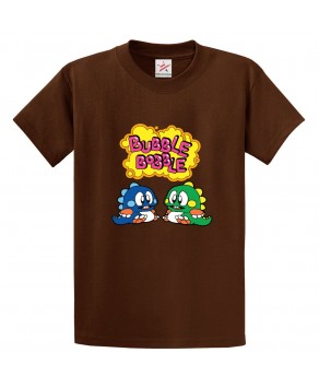Bubble Bobble Classic Unisex Kids and Adults T-Shirt For Gaming Fans